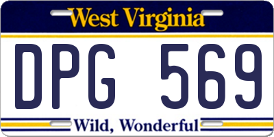 WV license plate DPG569