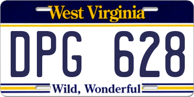 WV license plate DPG628
