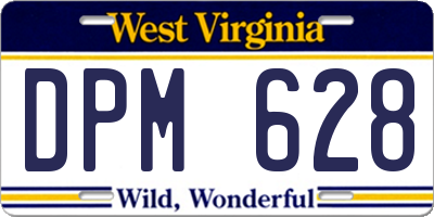 WV license plate DPM628