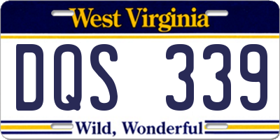 WV license plate DQS339