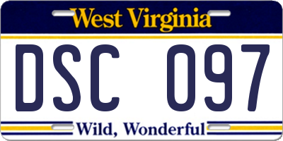 WV license plate DSC097