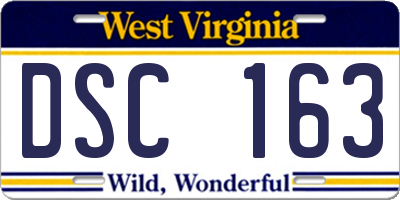 WV license plate DSC163