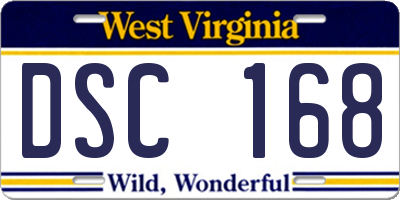 WV license plate DSC168