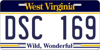 WV license plate DSC169