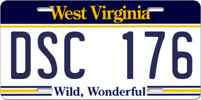 WV license plate DSC176