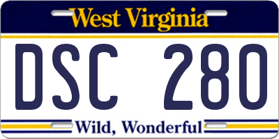 WV license plate DSC280