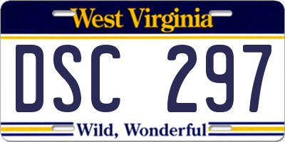 WV license plate DSC297