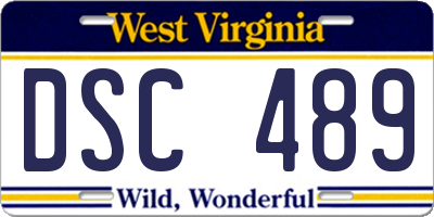 WV license plate DSC489