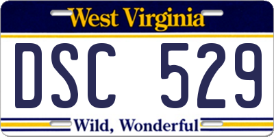 WV license plate DSC529