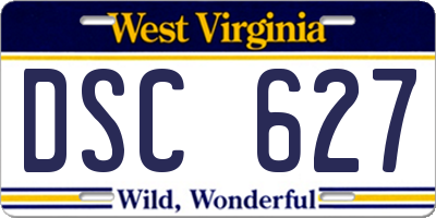 WV license plate DSC627