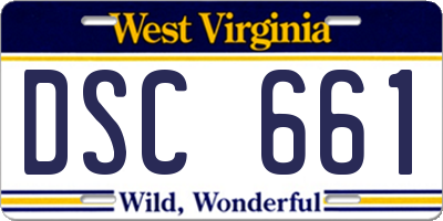 WV license plate DSC661
