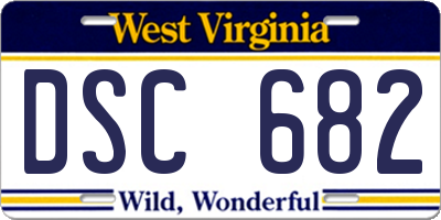 WV license plate DSC682