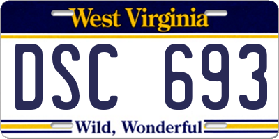 WV license plate DSC693