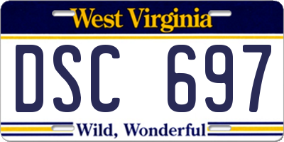 WV license plate DSC697