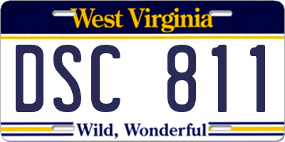 WV license plate DSC811