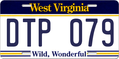 WV license plate DTP079