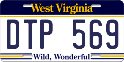 WV license plate DTP569