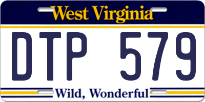 WV license plate DTP579