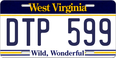 WV license plate DTP599