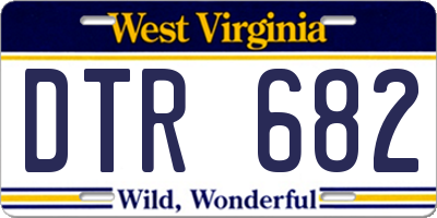 WV license plate DTR682