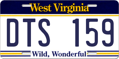 WV license plate DTS159