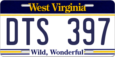 WV license plate DTS397