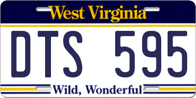 WV license plate DTS595