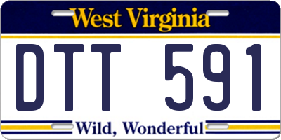 WV license plate DTT591