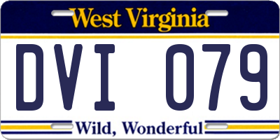 WV license plate DVI079