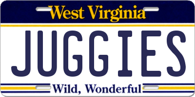 WV license plate JUGGIES