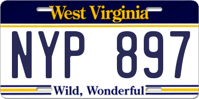 WV license plate NYP897