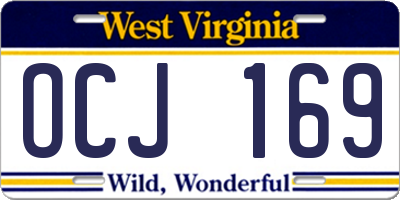 WV license plate OCJ169