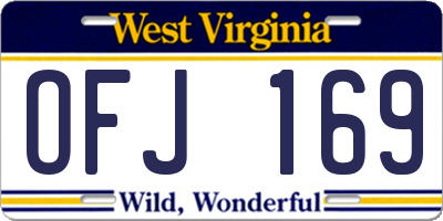 WV license plate OFJ169