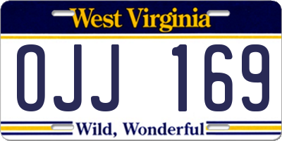 WV license plate OJJ169