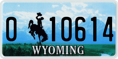 WY license plate 010614