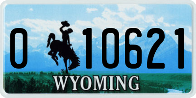 WY license plate 010621