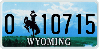 WY license plate 010715