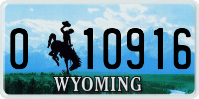 WY license plate 010916