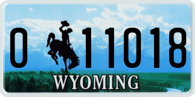 WY license plate 011018