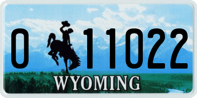 WY license plate 011022