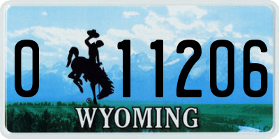 WY license plate 011206