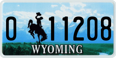 WY license plate 011208