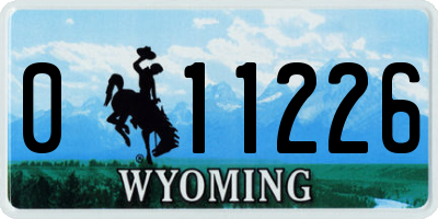 WY license plate 011226