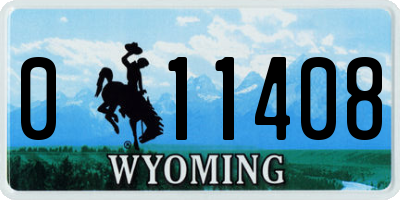 WY license plate 011408