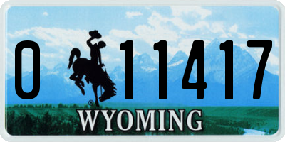 WY license plate 011417