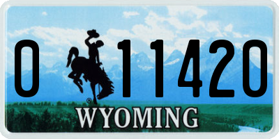 WY license plate 011420