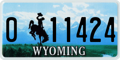 WY license plate 011424