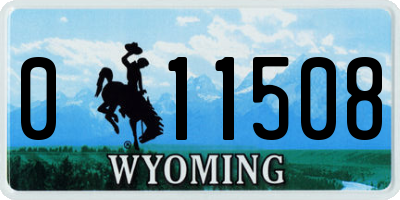 WY license plate 011508