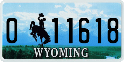 WY license plate 011618