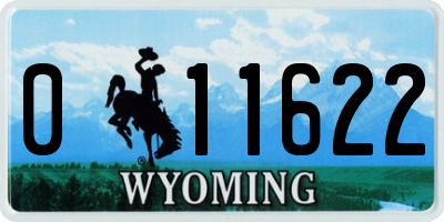 WY license plate 011622